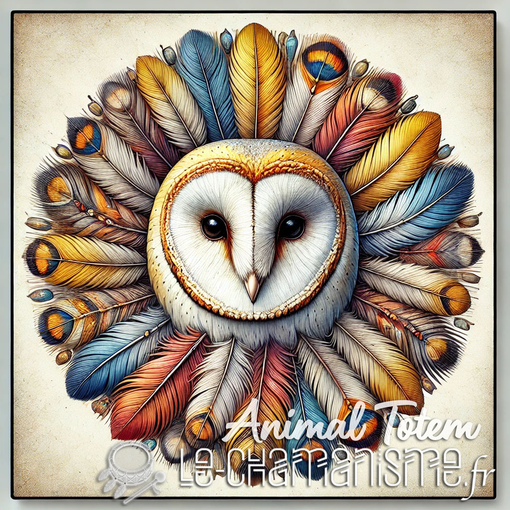 Animal Totem Chouette en Pierre Naturelle