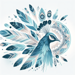Animal Totem Paon bleu dans vos rêves: Signification chamanique et celtique paon bleu