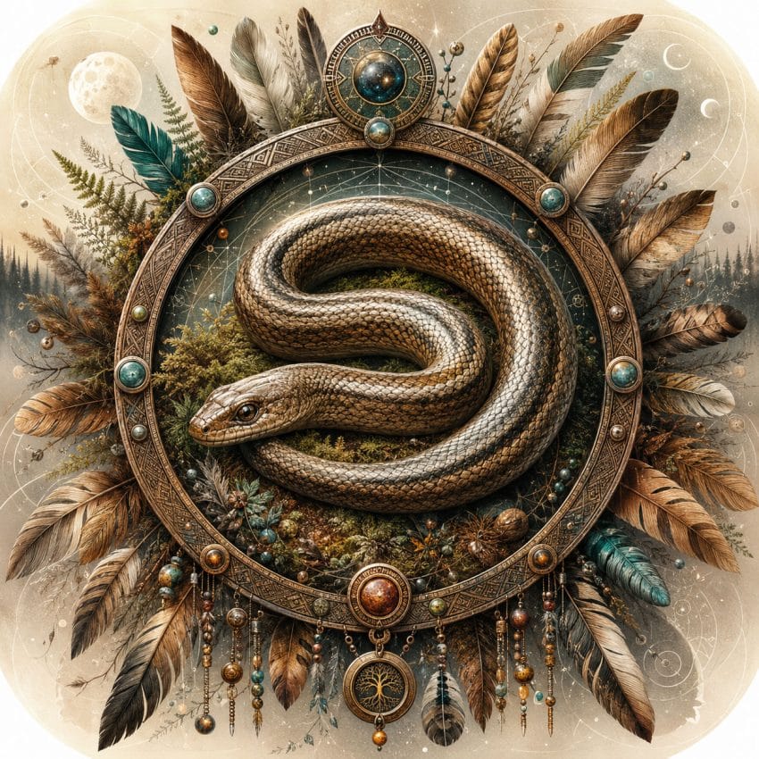 orvet dans la maison signification spirituelle animal totem reve