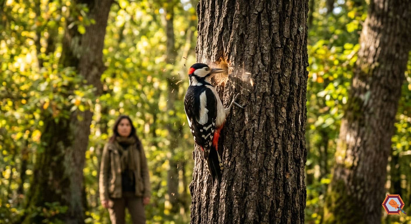 pic épeiche signification spirituelle aigle blanc rencontre forêt tambourinage