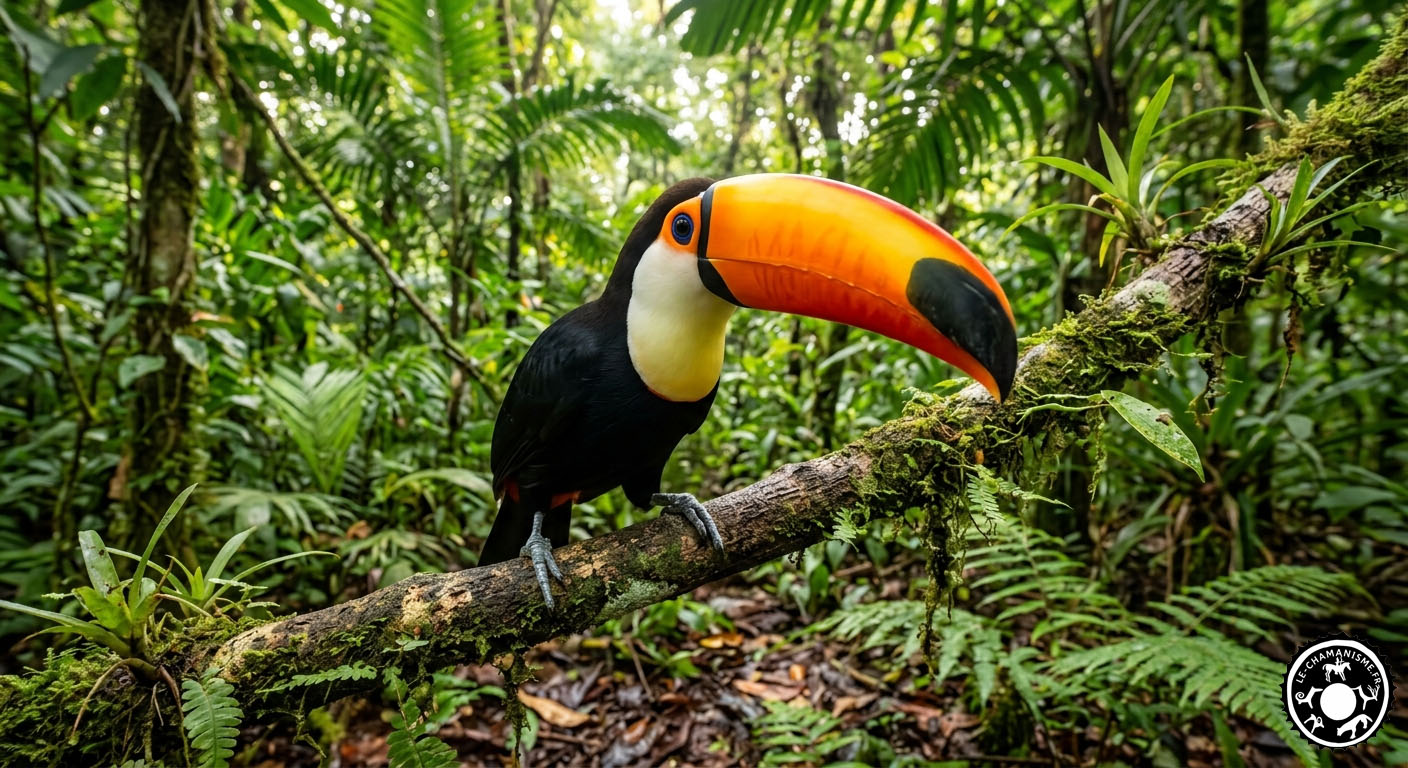 toucan signification spirituelle aigle blanc rencontre jungle costa rica bec orange