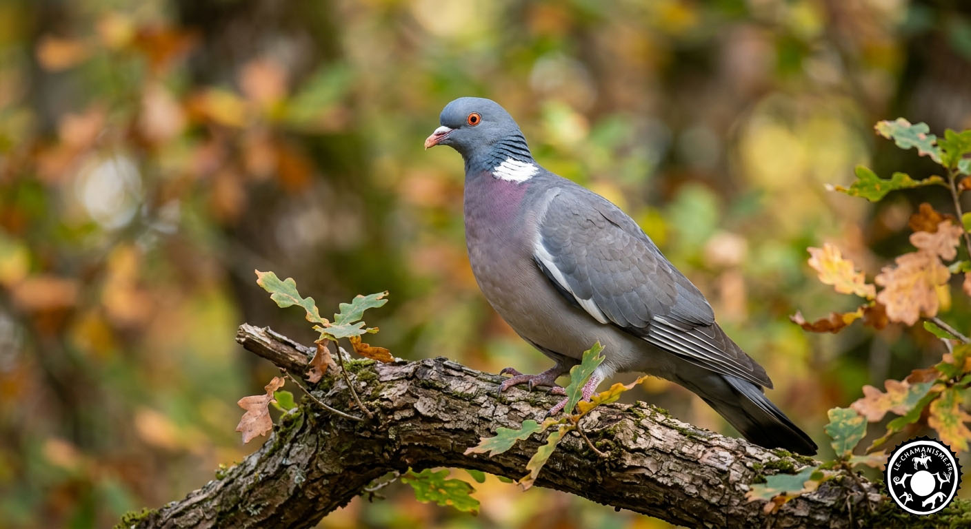 palombe ou pigeon ramier reconnaitre identifier difference taches blanches