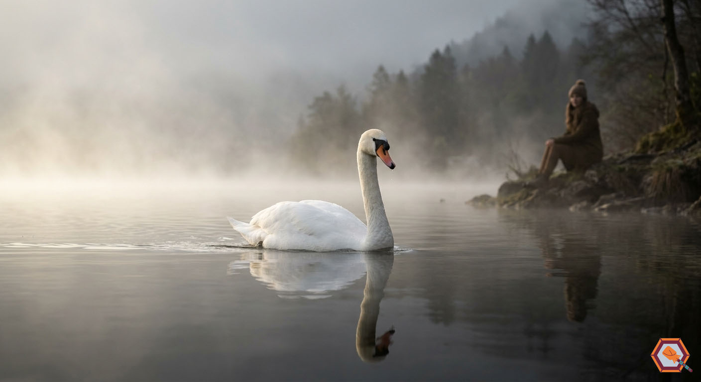 cygne blanc signification spirituelle aigle blanc rencontre lac annecy brume