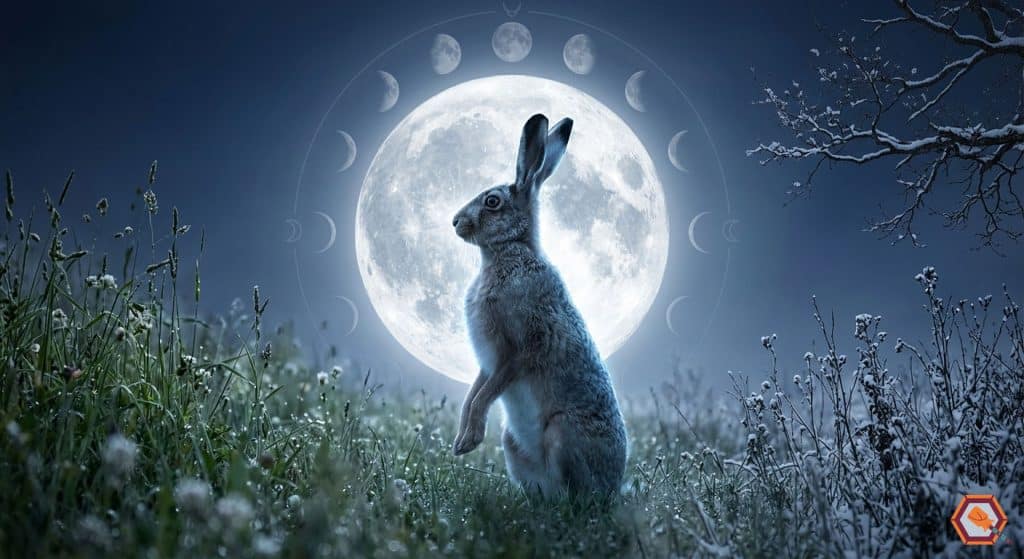 Lièvre signification spirituelle vitesse, cycles lunaires et transformation