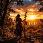 17h17 signification spirituelle chamanique heure miroir transformation renaissance